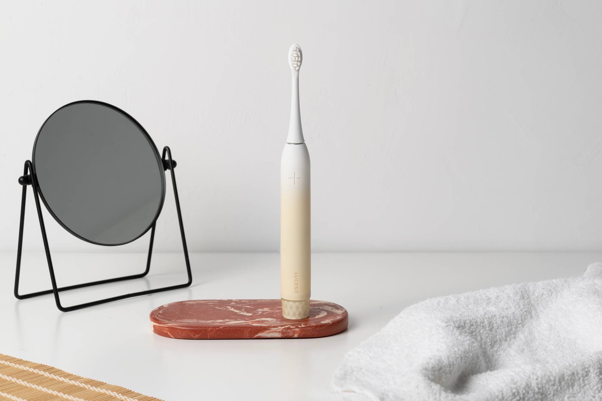 LUCENT Prism Elektrische Schall Zahnbürste vanille