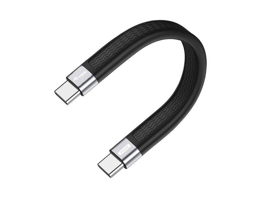 Equip 128410, 0,13 m, USB C, USB C, USB4 Gen 3x2, 40 Gbit/s, Schwarz