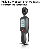 STAHLWERK Anemometer Kompakter Luftgeschwindigkeitsmesser 30 m/s, Windmessgerät STAHLWERK Anemometer Kompakter Luftgeschwindigkeitsmesser 30 m/s, Windmessgerät