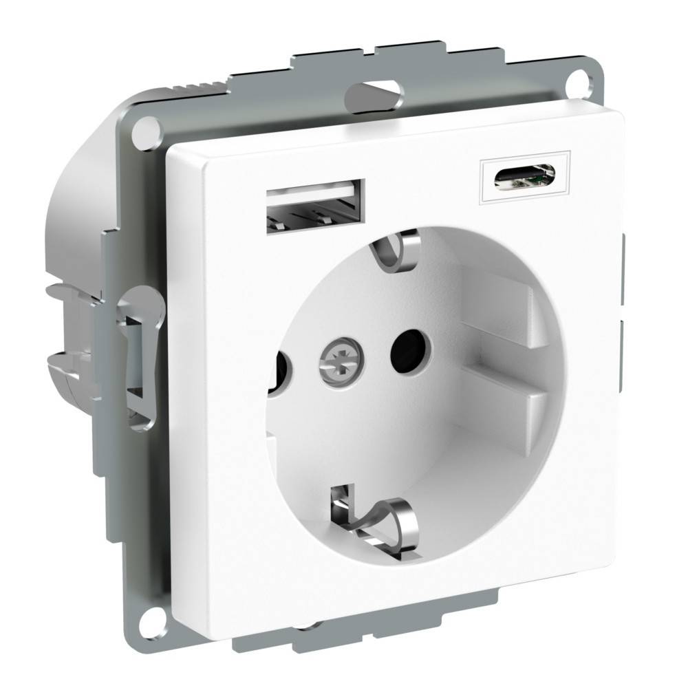 Elso Steckdose m. USB-Ladegerät WDE002174