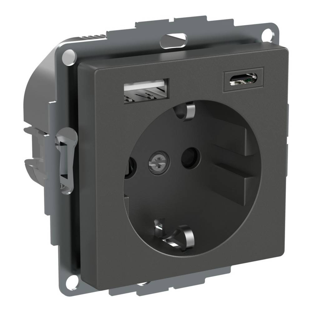 Elso Steckdose m. USB-Ladegerät WDE003174