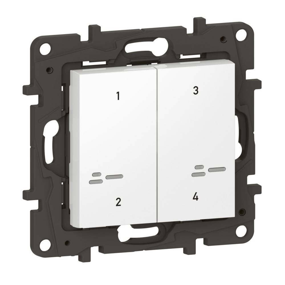 Legrand Szenentaster 4-Fach Legrand 863604