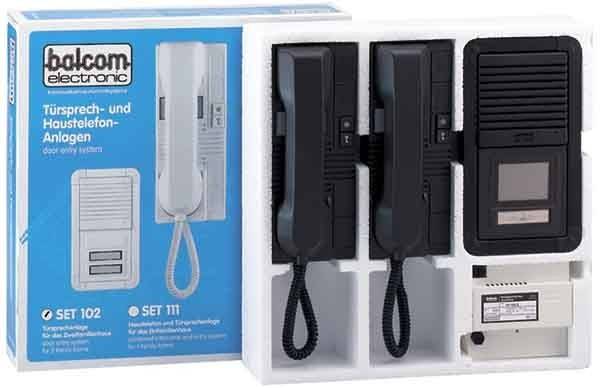 Balcom Electronic Sprechanlage SET 111 ws