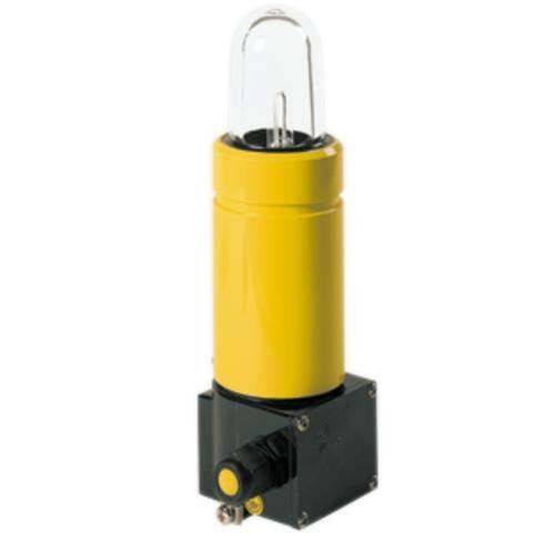 Stahl Blitzleuchte Orange 5,0 J 120662