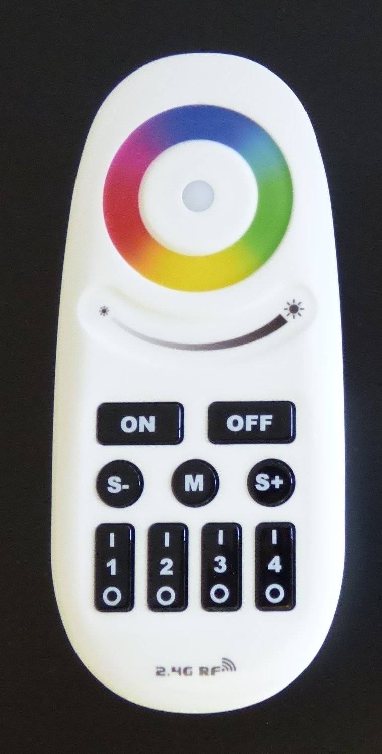 10196 LED Stab Hell 0,63m 17,28W 4Zonen-Fernbedienung RGB+Warm Weiß