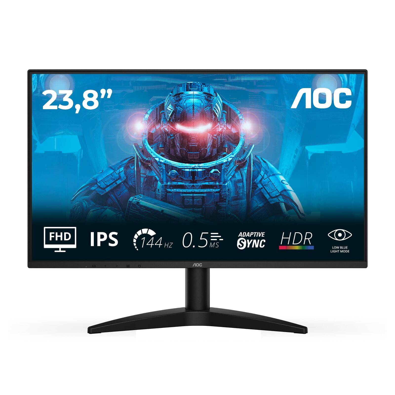 AOC 60,5cm (23,8) 24B36X 16:09 HDMI+DP black Multimedia-Technik TFT-Monitore