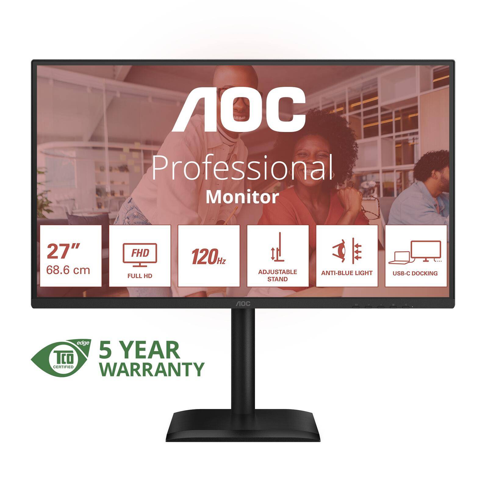 AOC 27E4CV LED-Monitor 68.6 cm (27"") 27E4CV