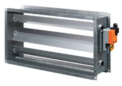 Elektrische Luftstromklappe BL ASLF 60x30 von Blauberg - 8023781