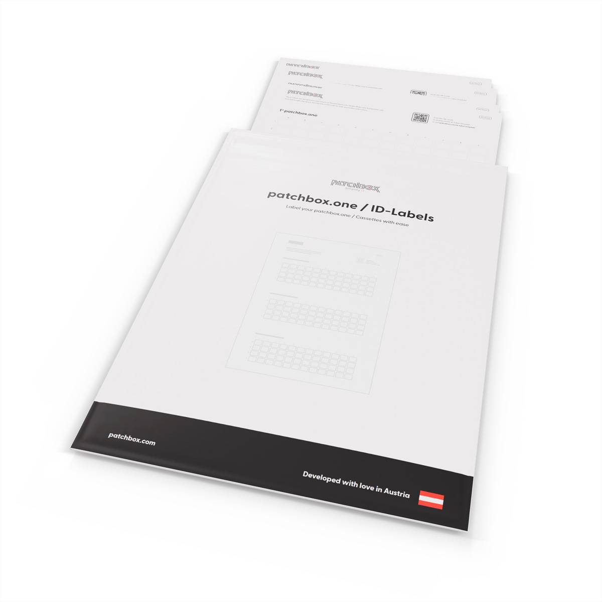 patchbox.one ID-Labels 432 bedruckbare Aufkleber