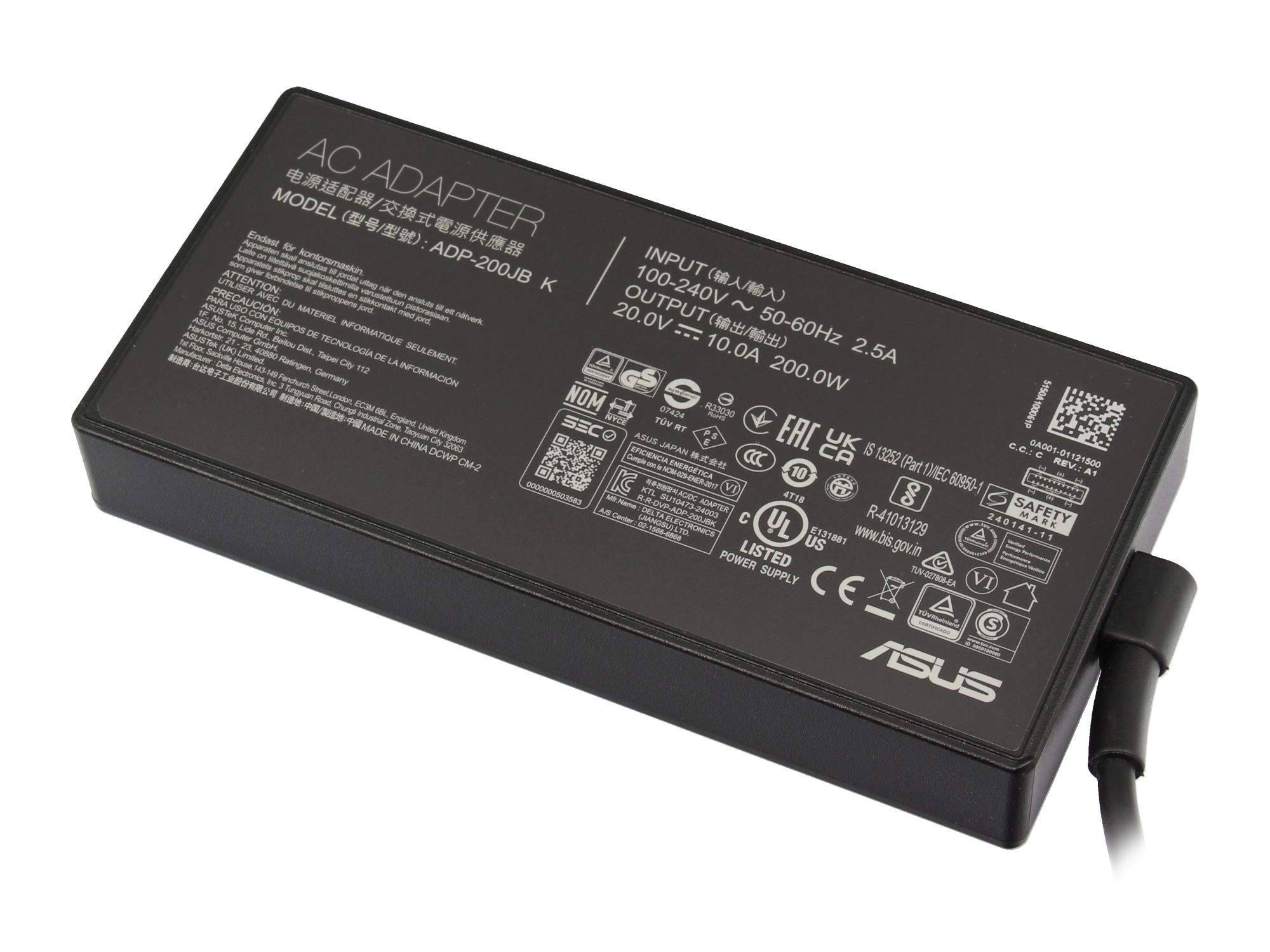 ASUS AC Adapter 3P Rectangle - Netzteil200 W