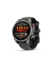 Garmin Fenix 8 Pro - 47 mm - Titan - Sportuhr mit Riemen - Silikon -