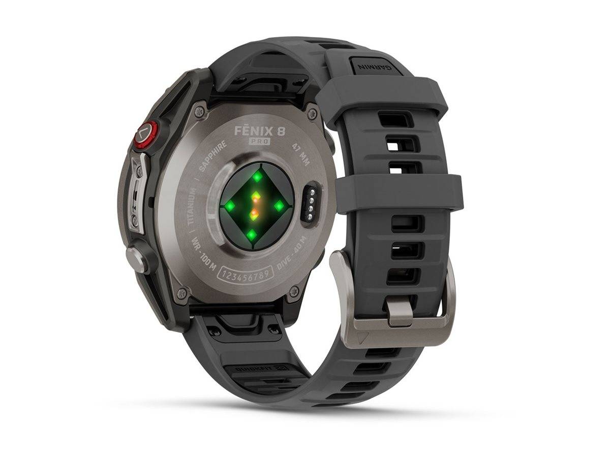 Garmin Fenix 8 Pro - 47 mm - Titan - Sportuhr mit Riemen - Silikon -