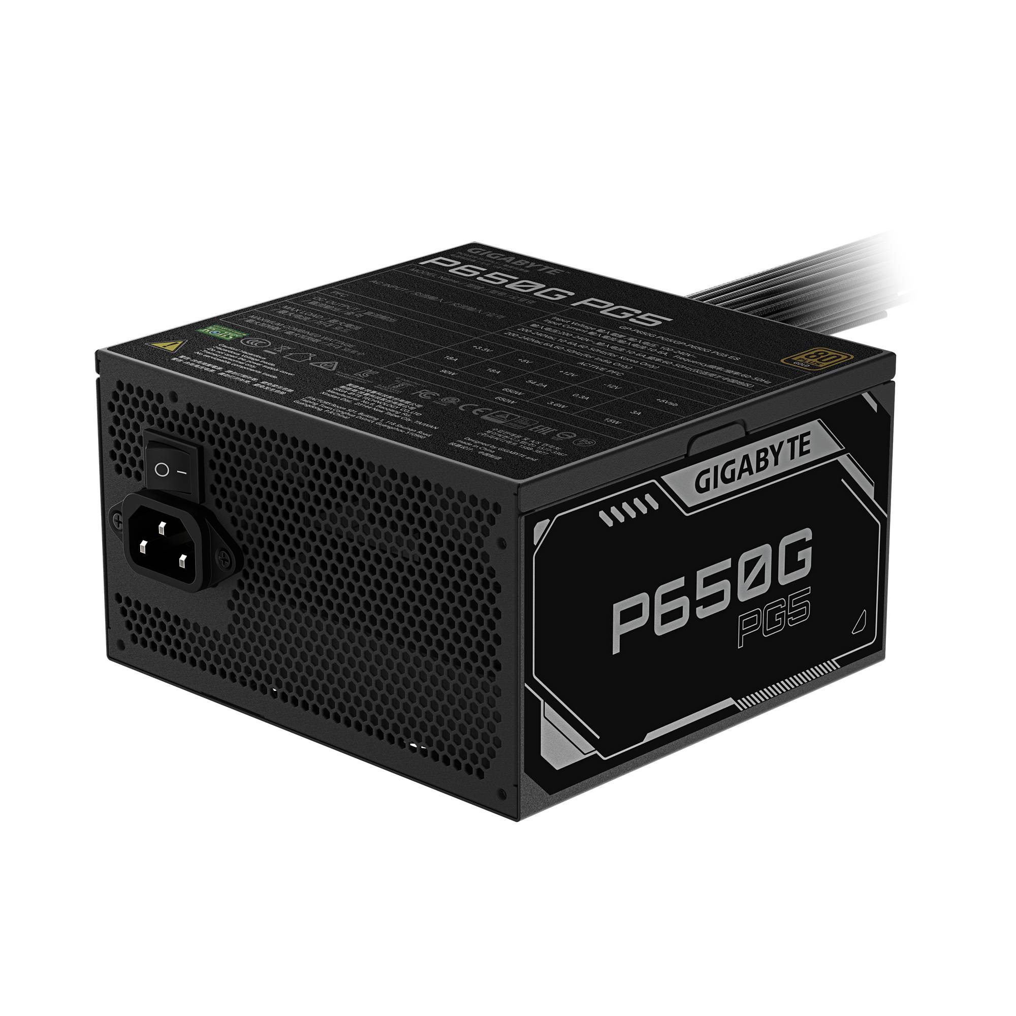 Gigabyte P650G - Netzteil (intern) - ATX12V 3.1/ EPS12V