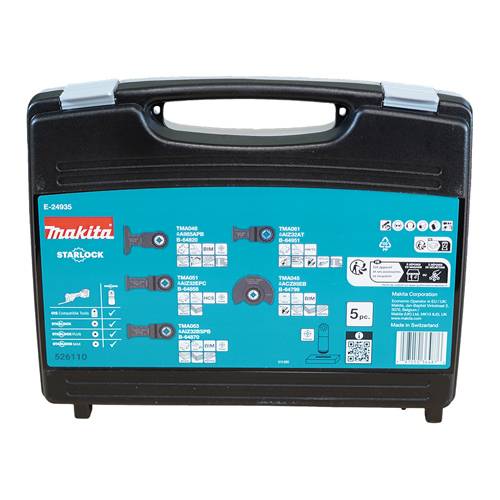 MAKITA E-24935 - Multifunktionswerkzeug-Set (5-teilig)