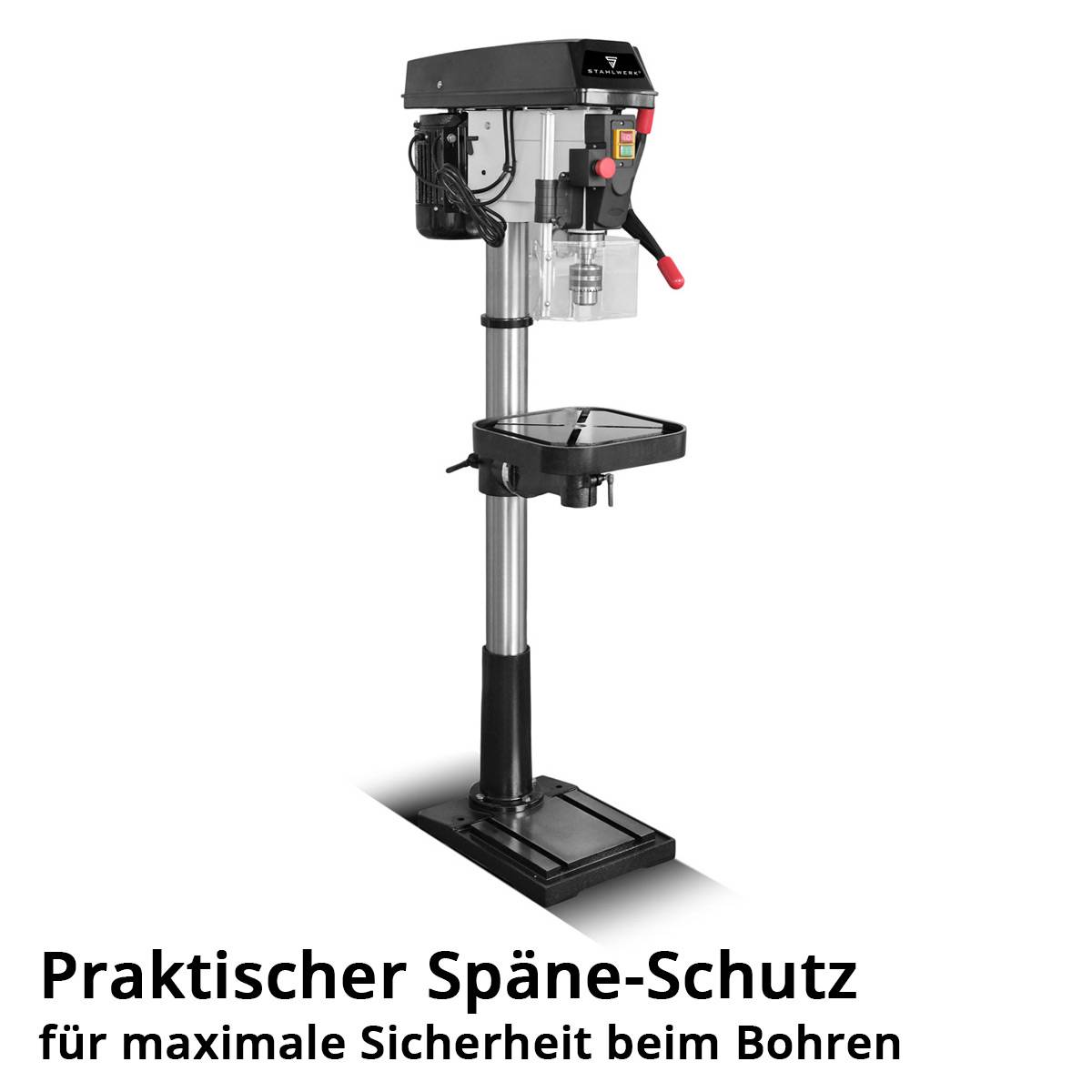 STAHLWERK BD-1500 ST Standbohrmaschine 1.500 W Leistung 150 - 2.450 U/min