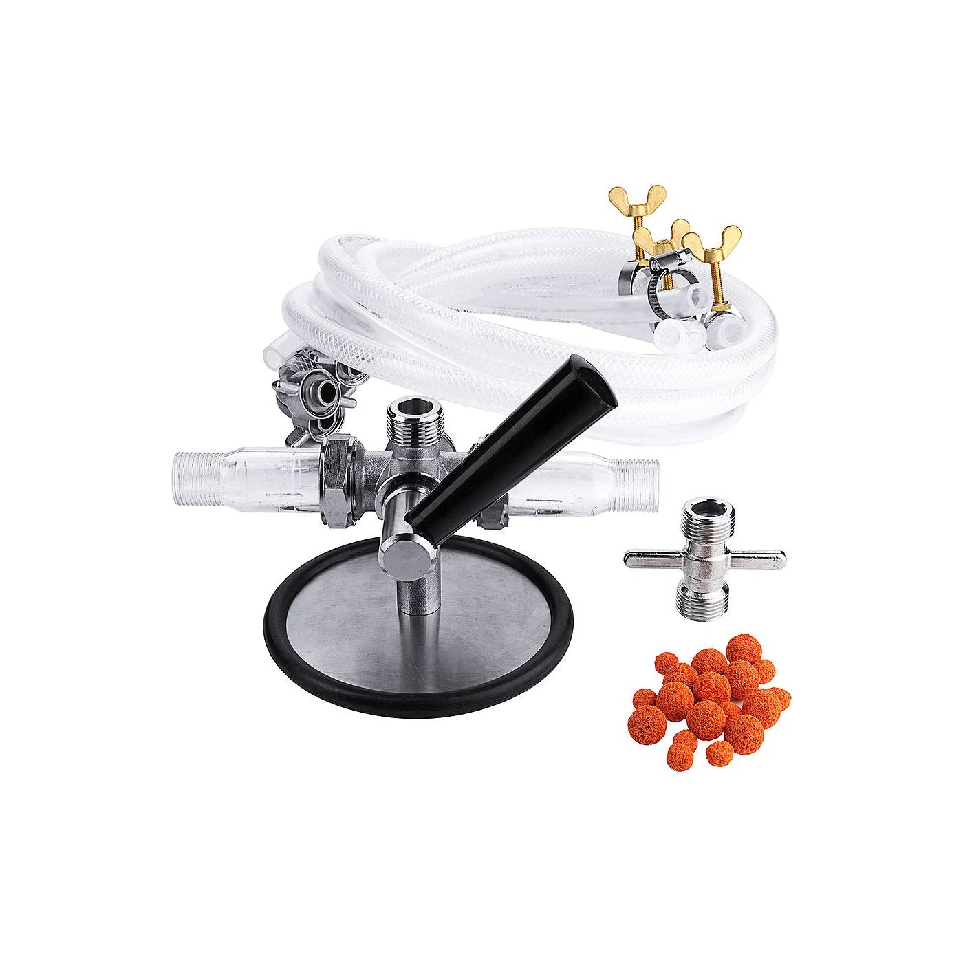 Bierleitungsreinigungsgerät Komplett-Set | Mit Zubehör für Kolben- & Kompensatorhähne