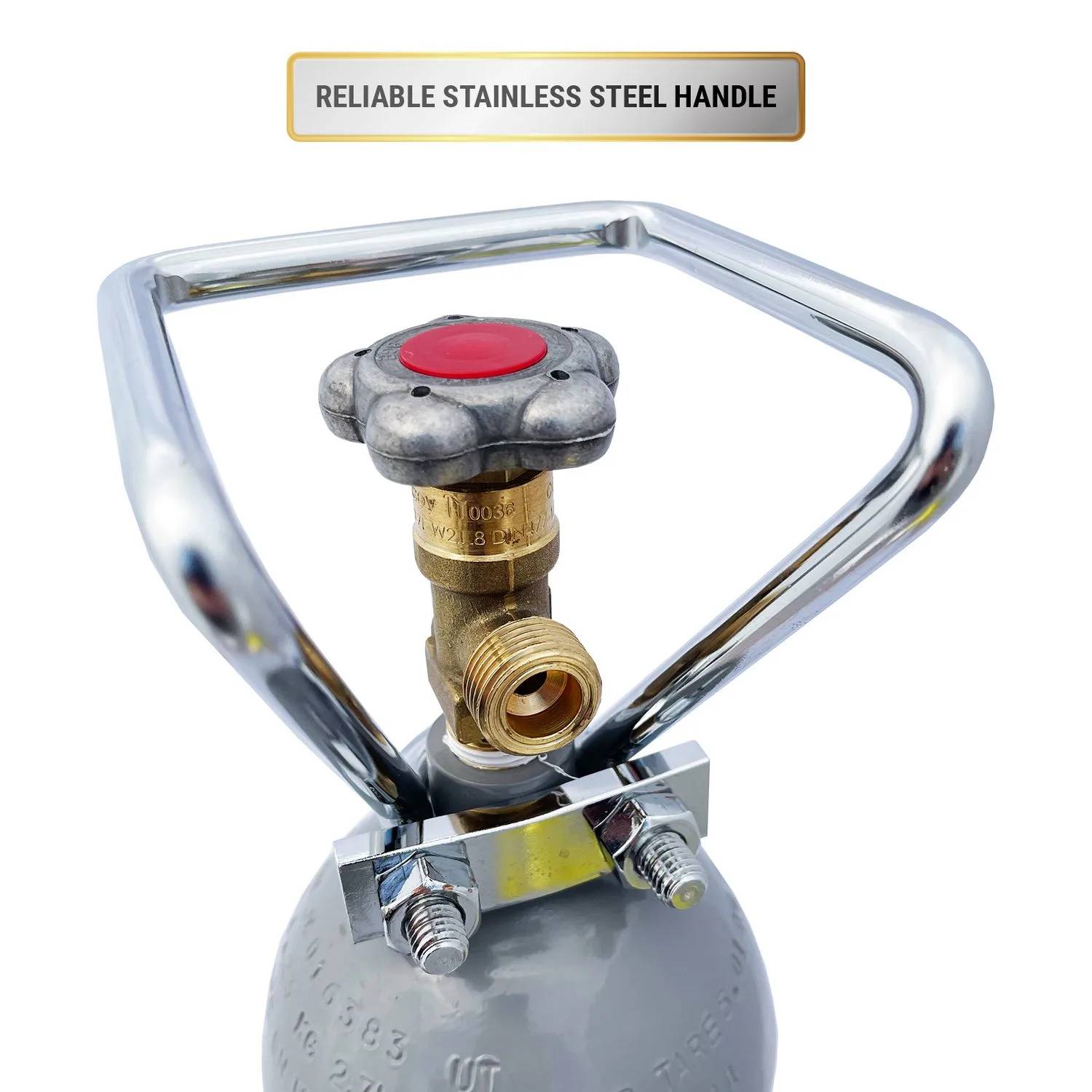 CO2 Flasche, Kohlensäureflasche, Gasflasche CO2 - 2,0 kg