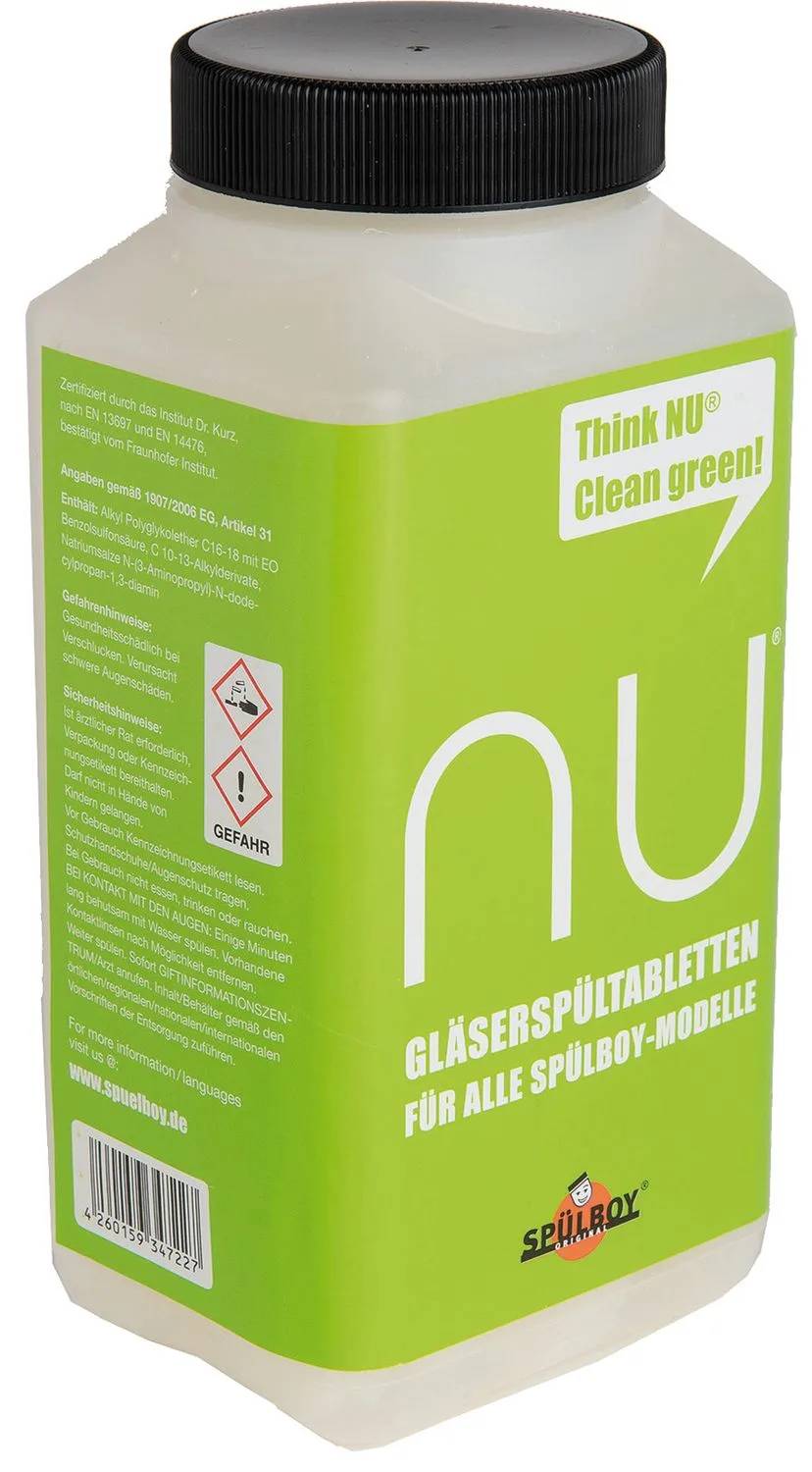 Spültabs, Gläserspültabletten für SPÜLBOY NU - 100 Tabletten