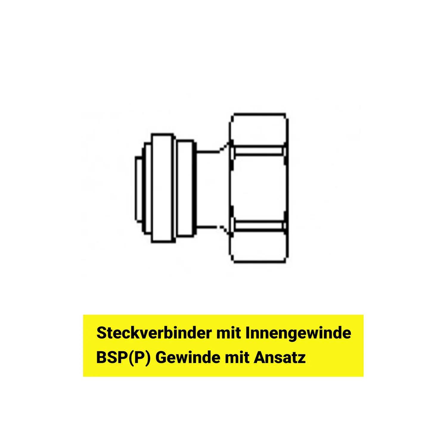 3/4" auf 5/16" Schlauch-Adapter | Aufschraubverbinder für Bier- & Luftleitungen