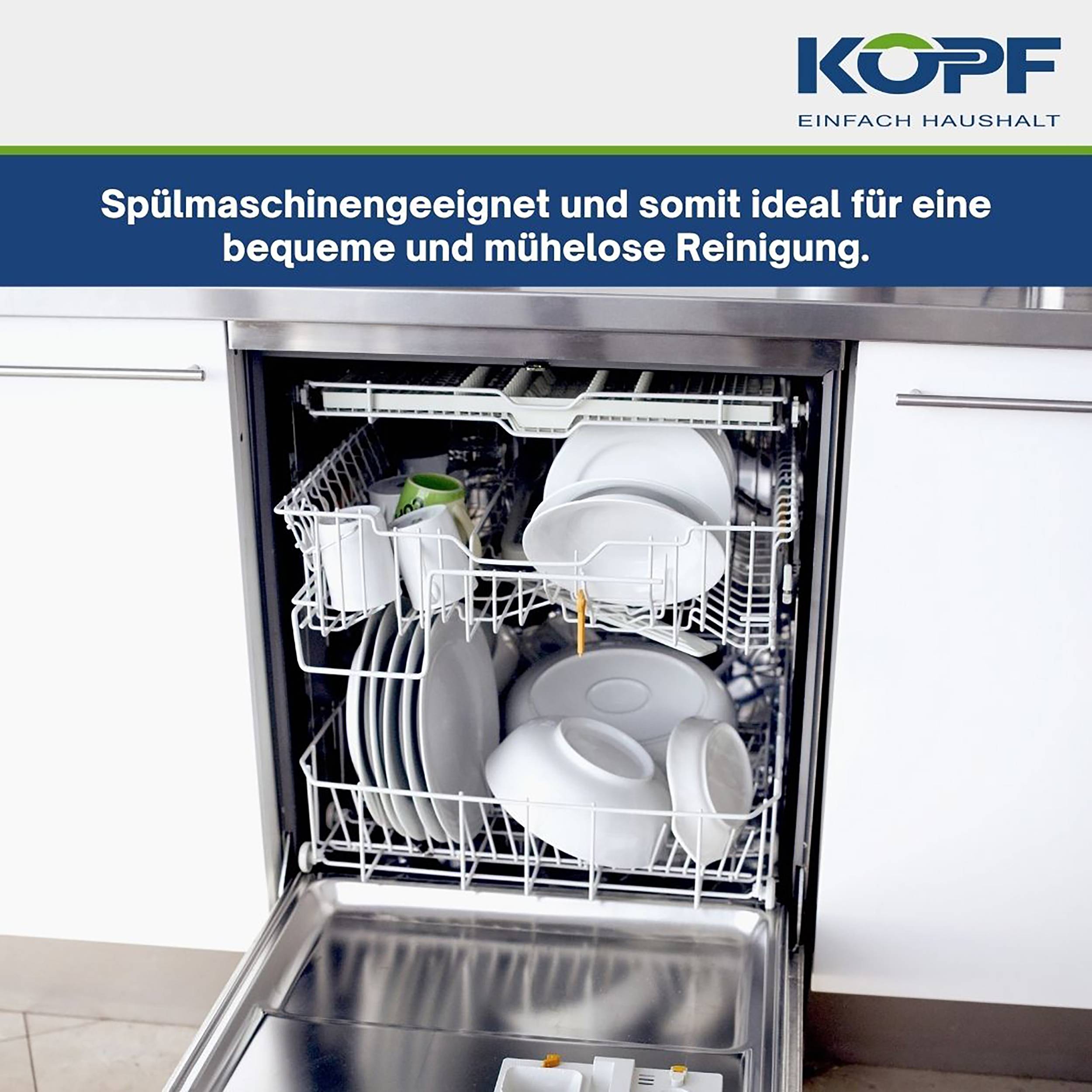 Kopf Topfset Stilo (Edelstahl, 10-teilig, inkl. 5 Deckel, Induktion)