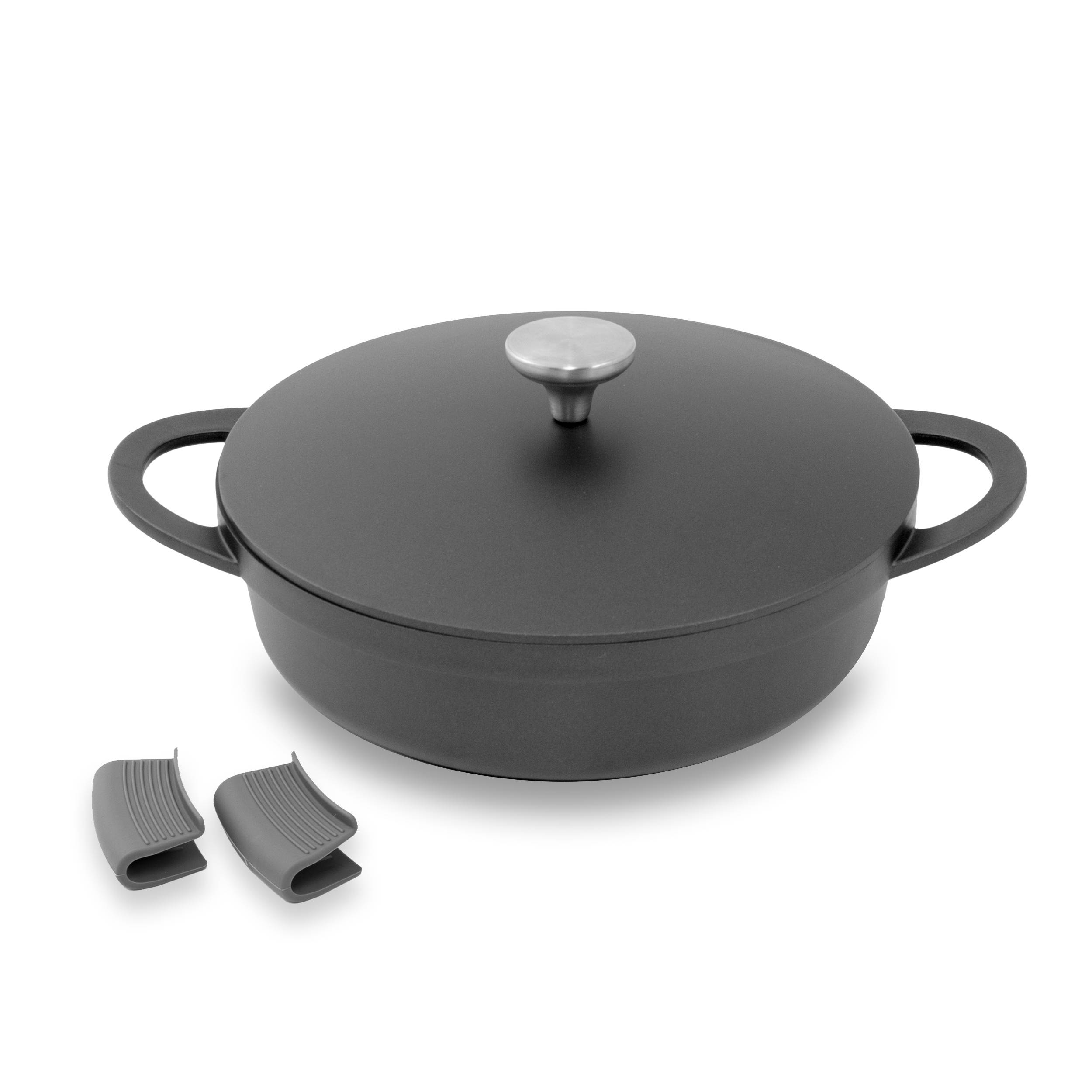 KOPF Topfset Atavola (8-teilig, Aluguss, ILAG Basic Antihaftbeschichtung, Induktion, inkl. Griffschutz aus Silikon)