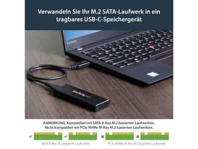 STARTECH Externes M.2 SATA / SSD Festpla Komponenten Zubehör für Speicherlaufwerke