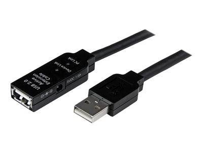 STARTECH 10m USB Active Extension Cable Peripheriegeräte & Zubehör Kabel & Adapter - USB &