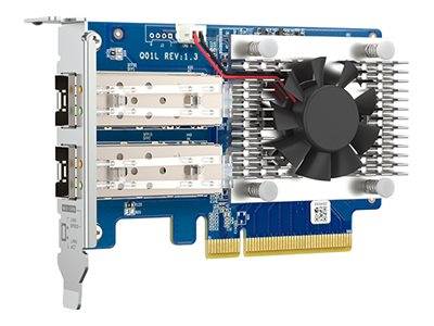 QNAP QXG-10G2SF-NXE Netzwerkadapter PCIe Gen3 x8 Multimedia-Technik NAS-Zubehör