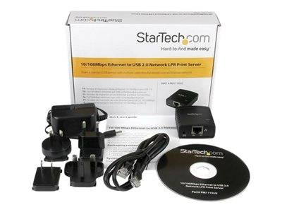STARTECH USB 2.0 Network Print Server Netzwerk & Smart Home Netzwerk-Zubehör Sonstiges Zubehör