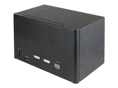 STARTECH 2 Pt DP KVM Switch Peripheriegeräte & Zubehör KVM KVM Switches