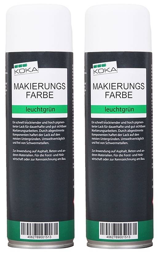 Markierungsfarbe Leuchtgrün 2 Stück