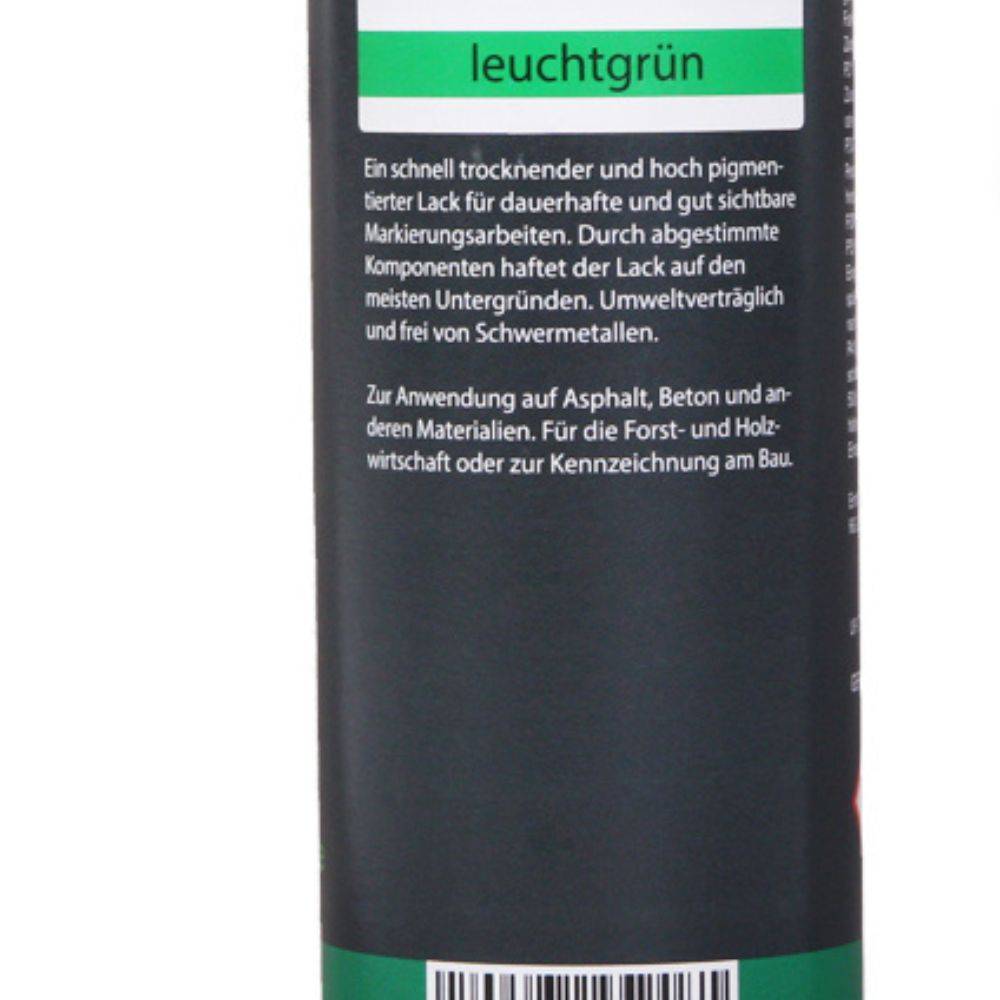 Markierungsfarbe leuchtgrün