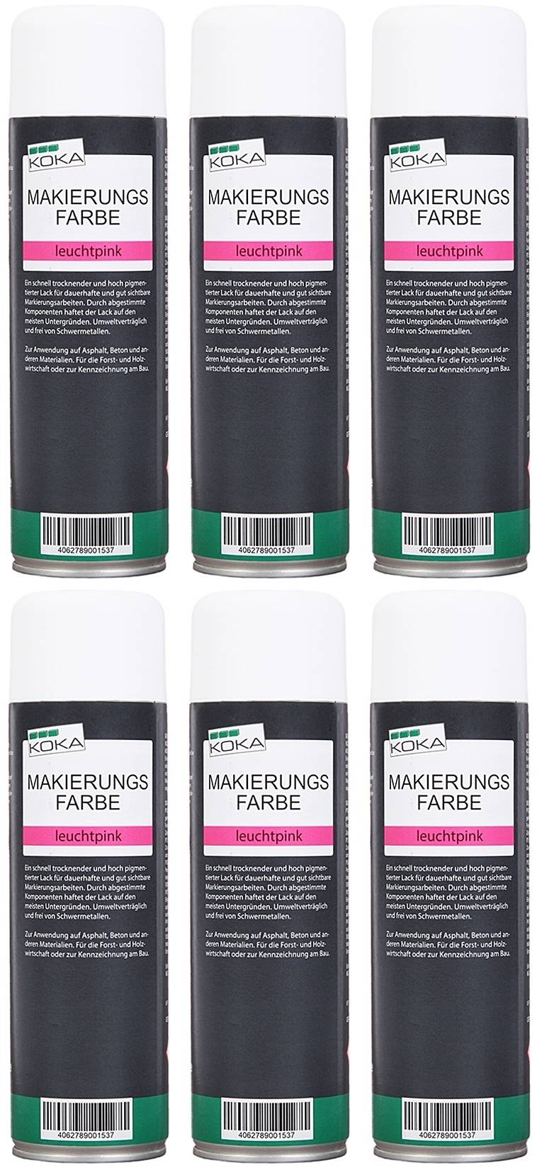 Markierungsfarbe Leuchtpink 6 Stück
