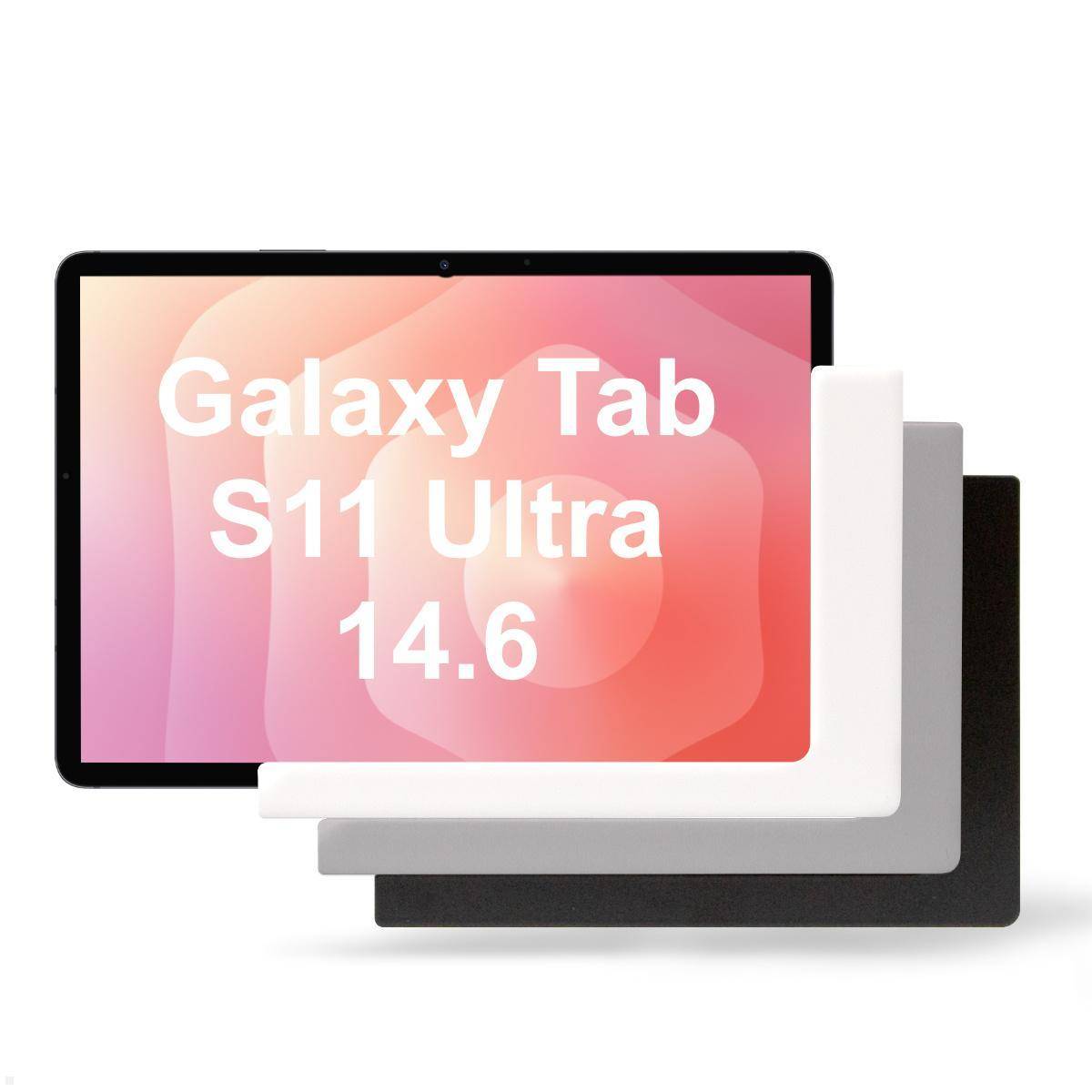 TabLines TWP049 Wandhalterung für Samsung Galaxy Tab S11 Ultra 14.6, schwarz