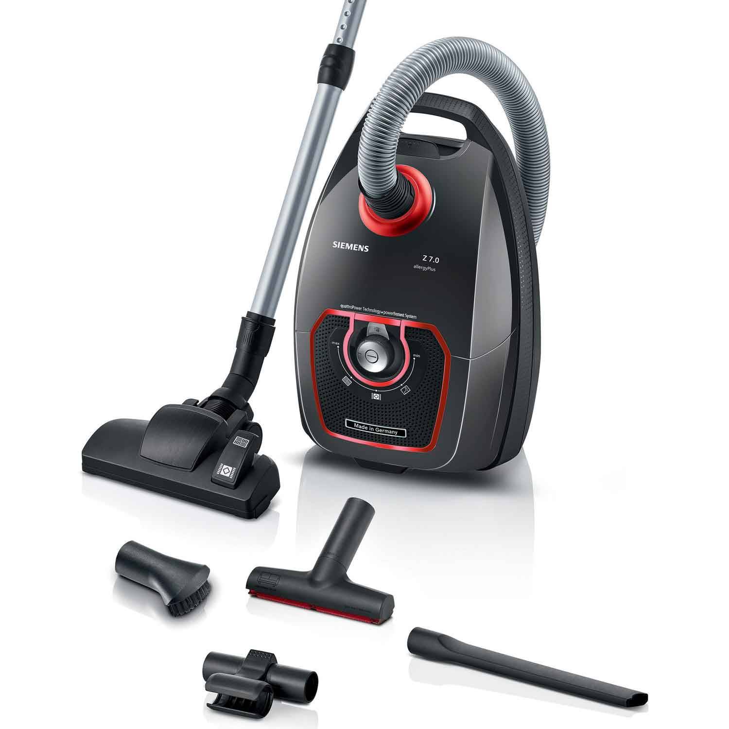 Siemens Z7.0 VSZ7XTRM Staubsauger mit Beutel 750W grau