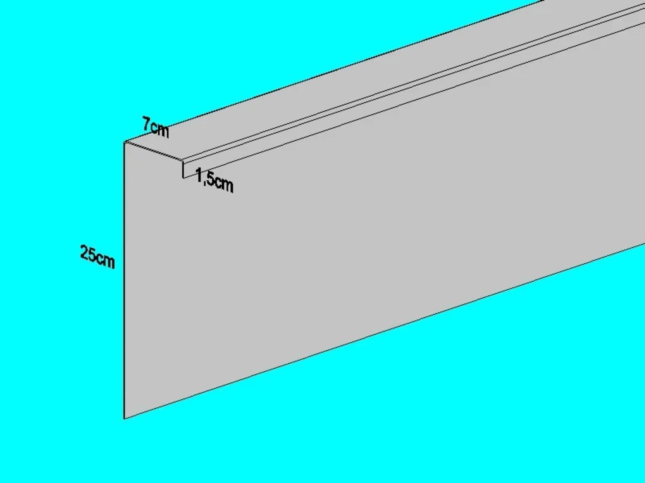 10er Set Schneckenzaun aus verzinktem Stahlblech 25cm hoch 10m lang | Schneckenblech | Schneckenschutz | Schneckenabwehr
