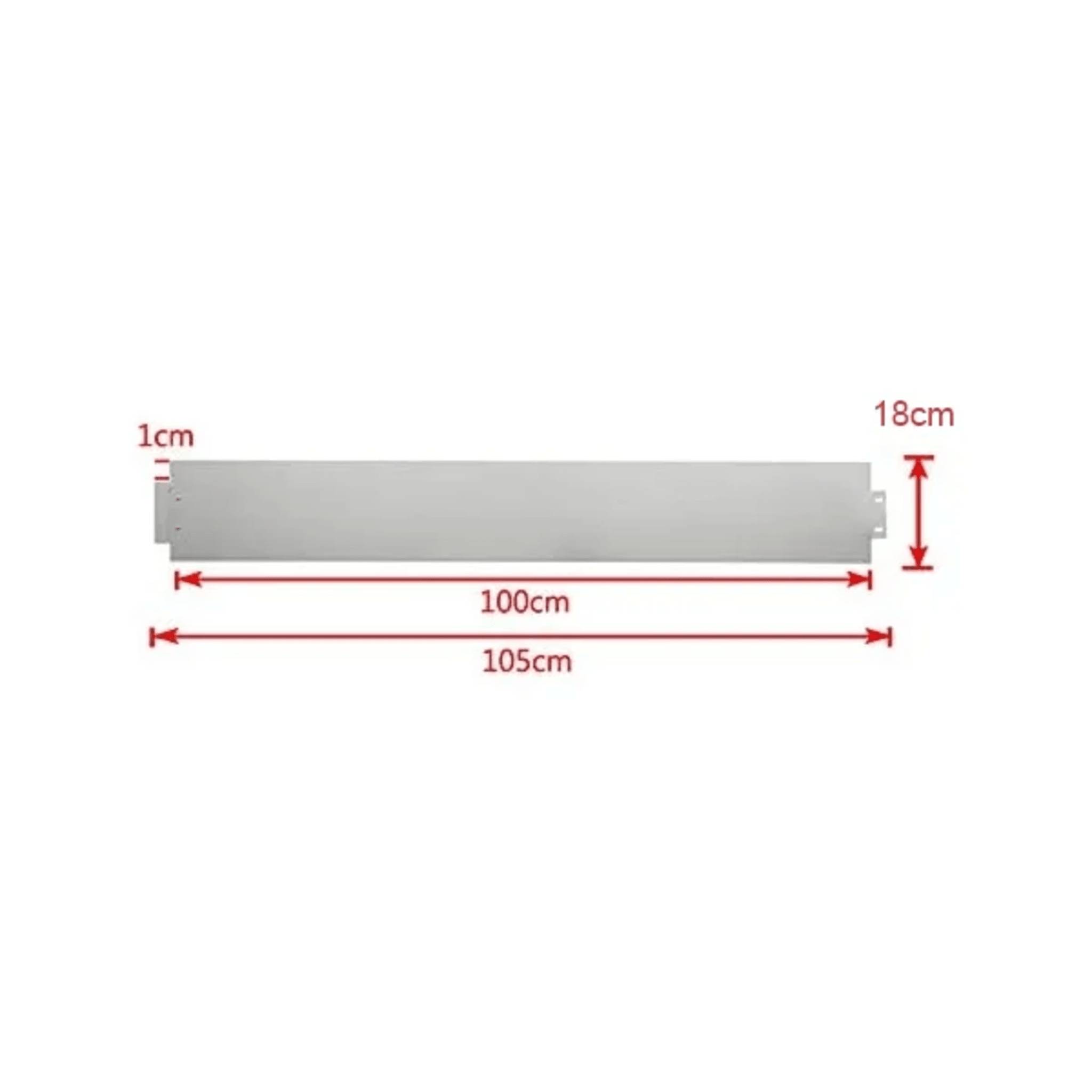 20er Set Rasenkanten Metall Alu/Zink 18cm hoch, 20m lang | Rasenkanten | Beeteinfassung | Beetumrandung | Beetbegrenzungen