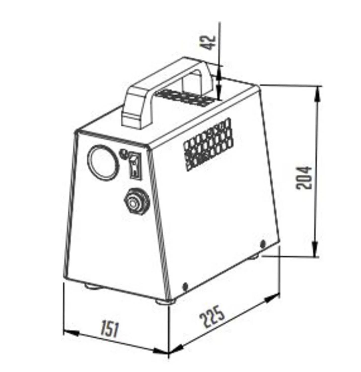Druckluft Kompressor, Mini Kompressor, Luftkompressor - VK15 / VK30, für Bierzapfen ohne CO2, Model: Mini-Kompressor VK15