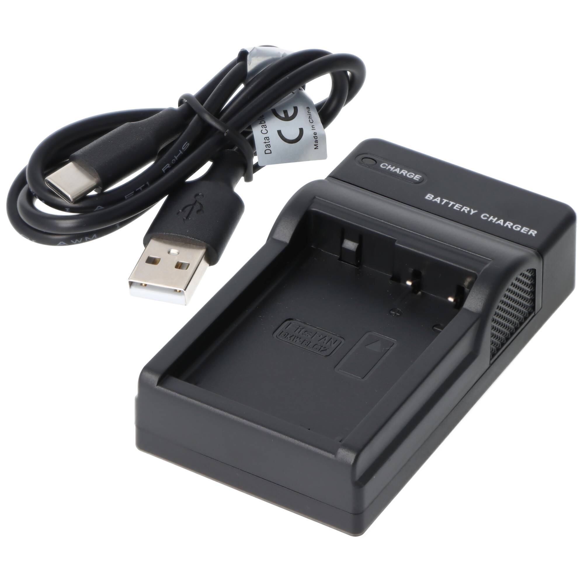 USB Ladegerät kompatibel für Panasonic DMW-BLC12, , DMW-BLC12E, DMW-BLC12PP, DMC-GH2