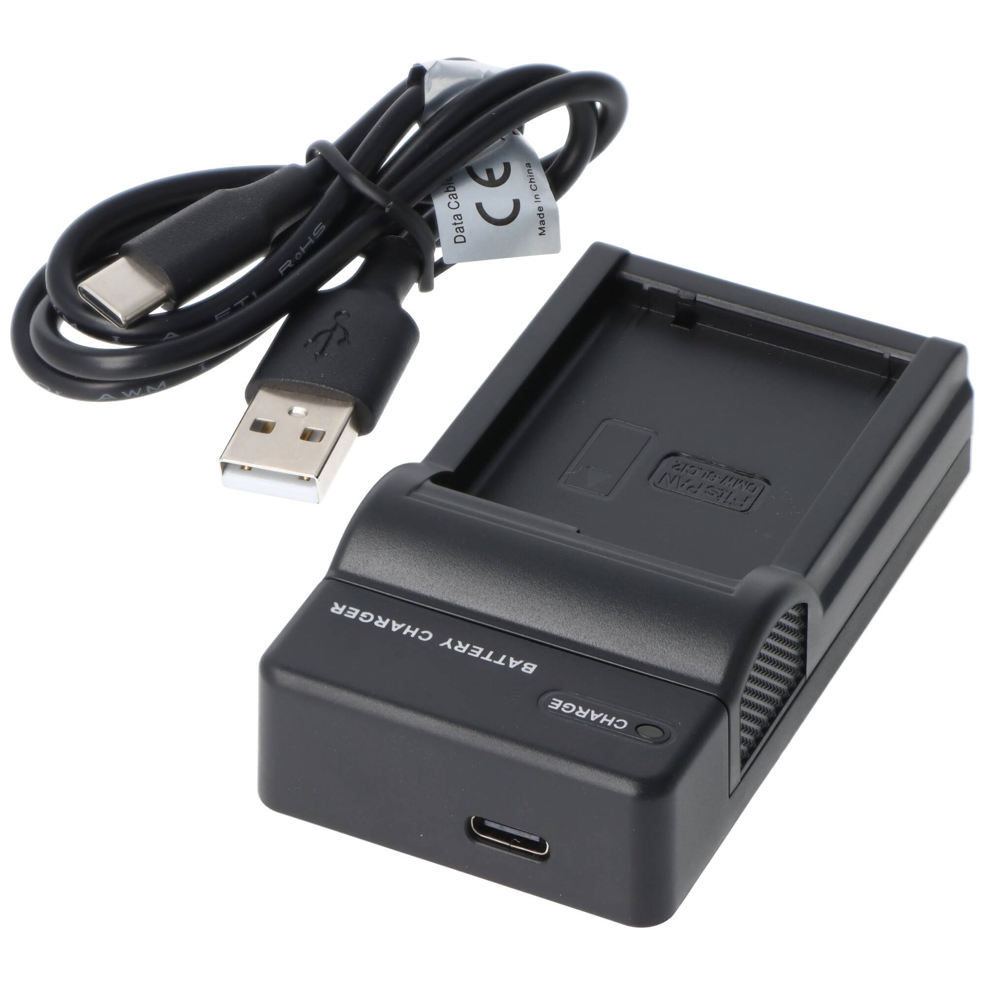 USB Ladegerät kompatibel für Panasonic DMW-BLC12, , DMW-BLC12E, DMW-BLC12PP, DMC-GH2