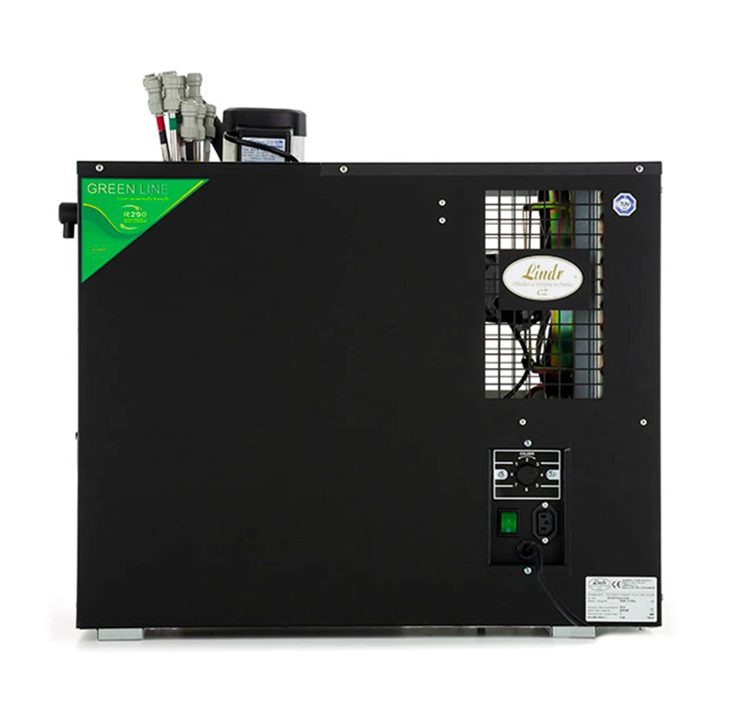 Zapfanlage, Bierzapfanlage - AS-200, 4- / 6- / 8-leitig zur Auswahl, Durchlaufkühler, Nasskühler - Untertheke, Green Line, Kühlschleifen: 4-leitig