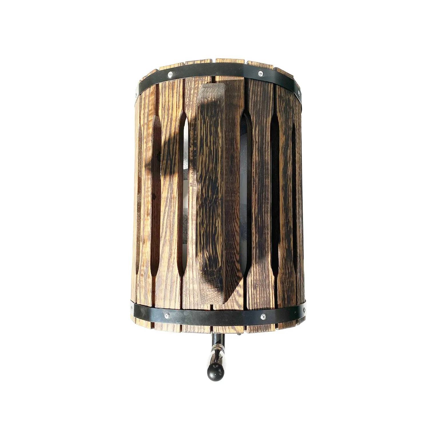 Zapfanlage, Bierzapfanlage, Bierkühler JET 30 mit Holzfass Optik