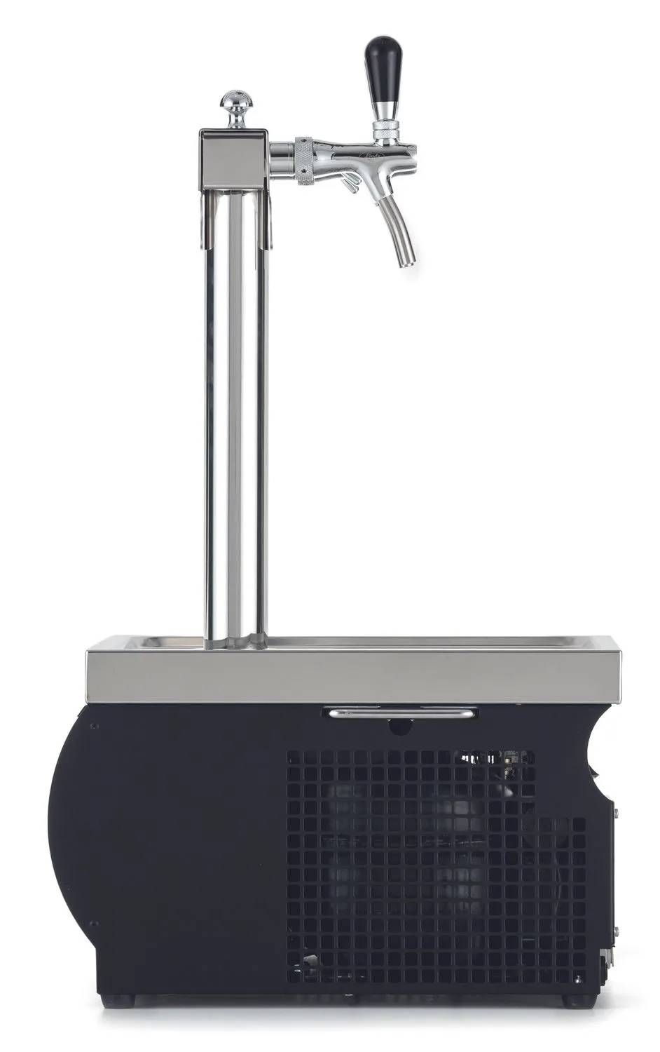 Zapfanlage, Bierzapfanlage, Bierkoffer - Kontakt 55, 2-leitig Trockenkühlgerät aus Edelstahl, 50 Liter/h, Green Line