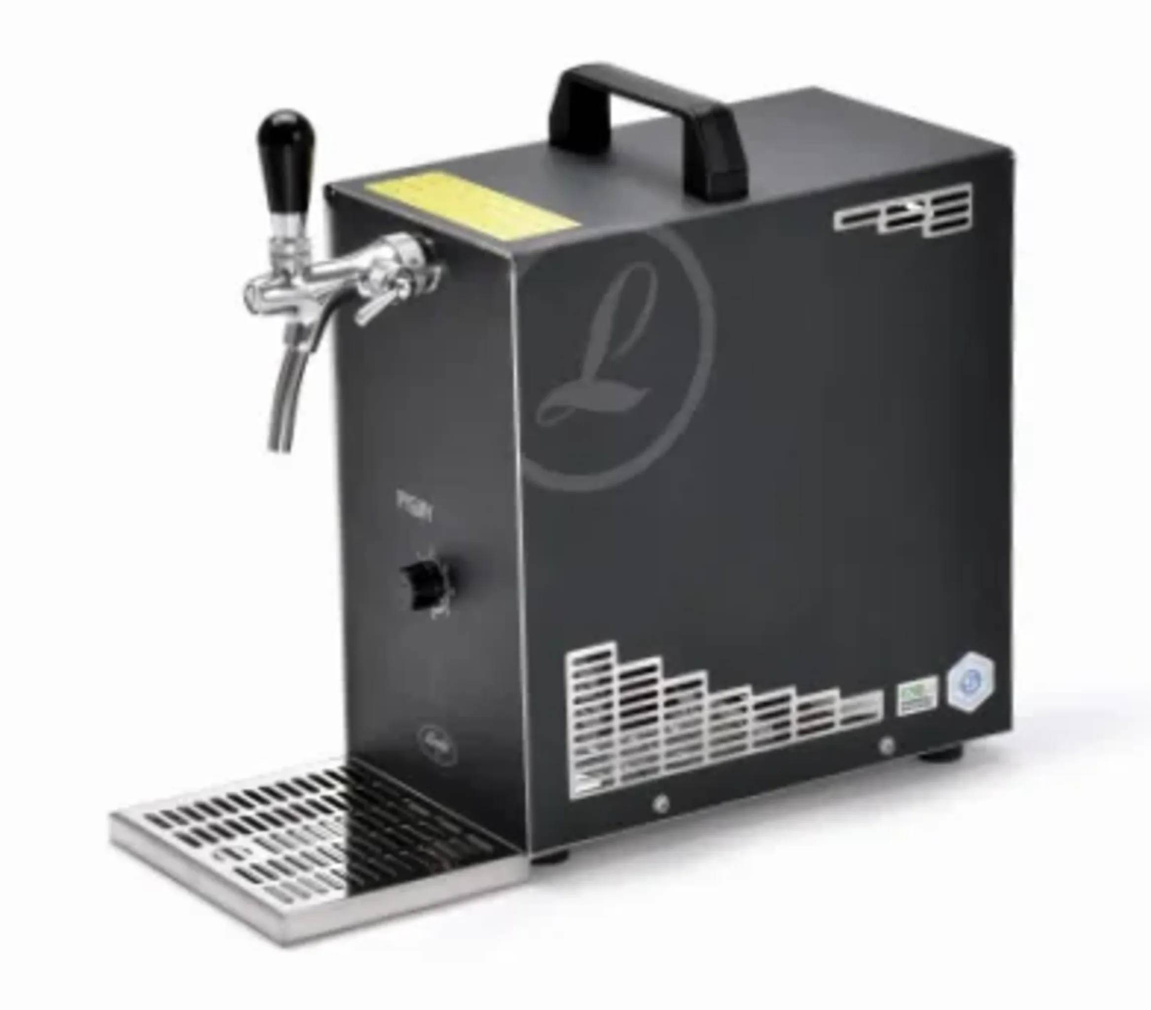 Komplett Set - Zapfanlage, Bierzapfanlage PYGMY 25/K LIMITED EDITION mit Membranpumpe, 1-leitig Trockenkühlgerät aus Edelstahl, 35 Liter/h, Green Li