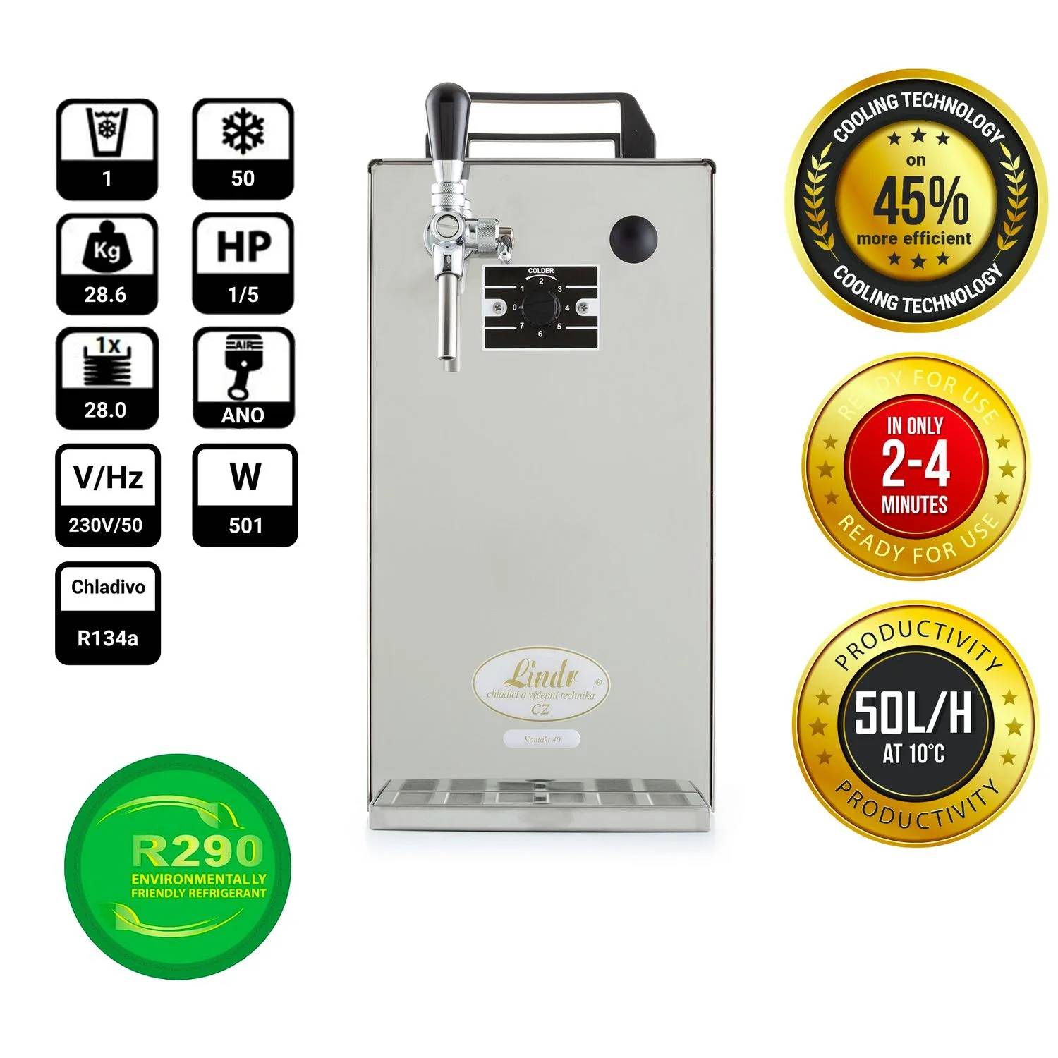 Bier Zapfanlage Kontakt 40/K