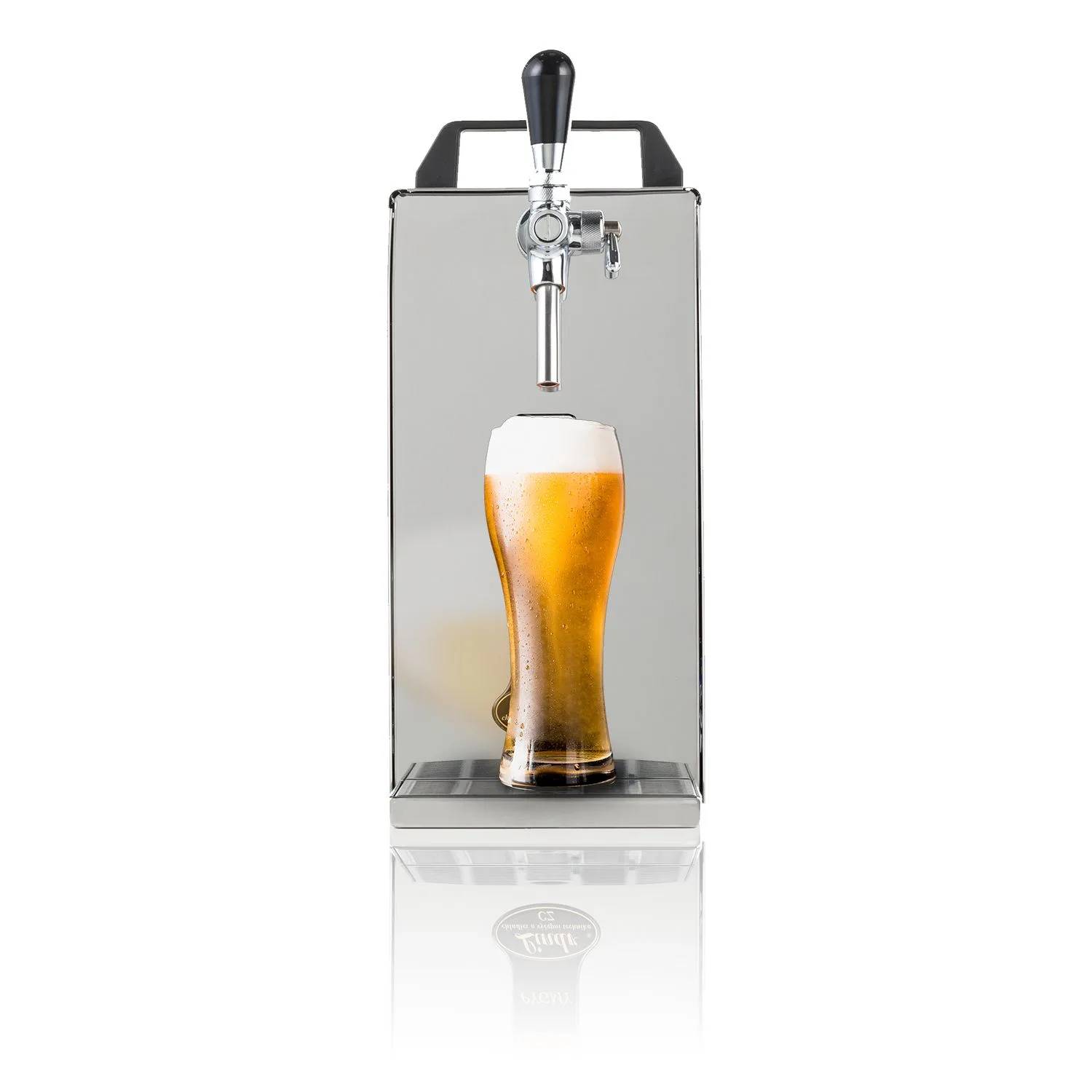 Zapfanlage Bierzapfanlage PYGMY 25/K mit Membranpumpe 1-leitig Trockenkühlgerät aus Edelstahl 35 Liter/h Green Line
