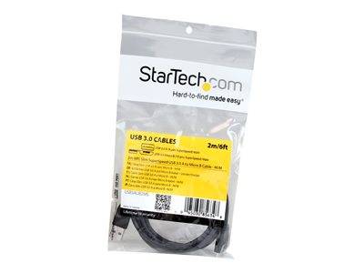 STARTECH 1.8m Slim USB 3.0 Micro B Cable Peripheriegeräte & Zubehör Kabel & Adapter - USB &