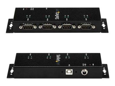 STARTECH 4 Port USB auf Seriel RS232 Ada Peripheriegeräte & Zubehör Kabel & Adapter USB Hubs