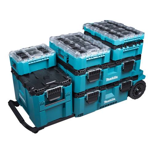 MAKITA P-91001 - MAKTRAK Trolley Werkzeugbox L (81,9l Kapazität | 113kg max. Traglast)