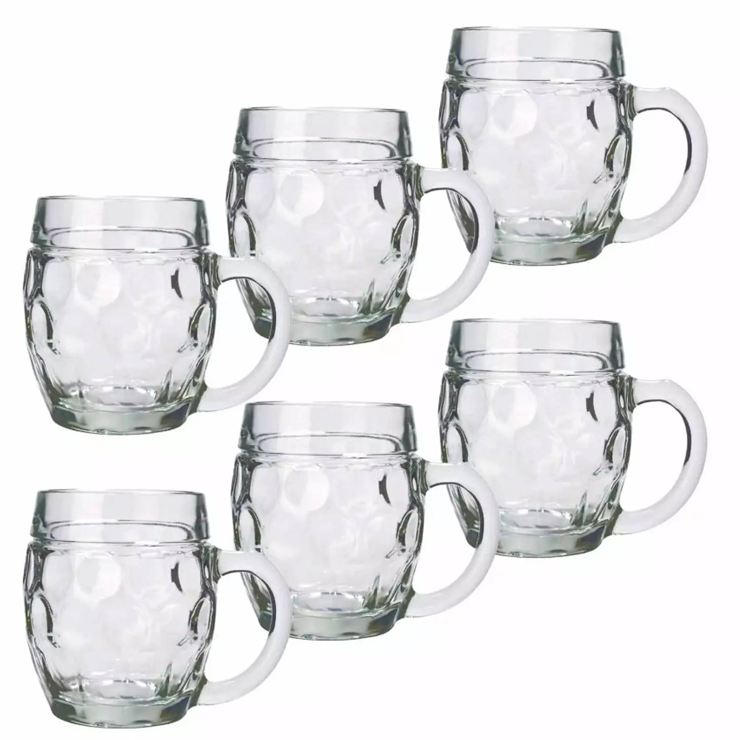 Bierglas, Bierkrug, Maßkrug, Bierseidel 6er Set Biergläser, Tübinger - 0,3 Liter